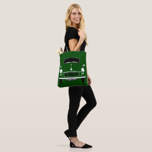 Bolso De Tela Personalice el arte pop de menor importancia verde