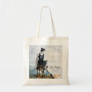 Bolso De Tela Personalice el Ballet de Baile Tote Bag Just Dance