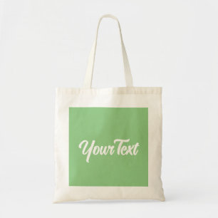 Bolso De Tela Personalice texto mecanografiado elegante moderno 