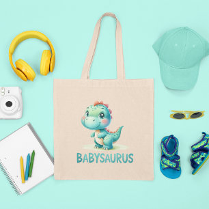 Bolso De Tela Personalizable Babysaurus