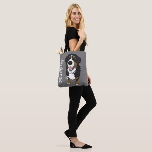 Bolso De Tela Personalizable Bernese Mountain Dog