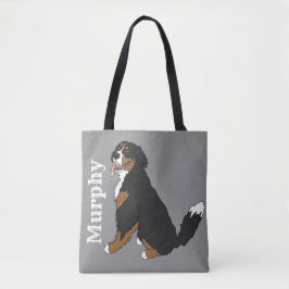 Bolso De Tela Personalizable Bernese Mountain Dog  
