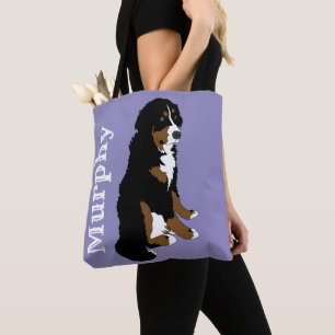 Bolso De Tela Personalizable Bernese Mountain Dog
