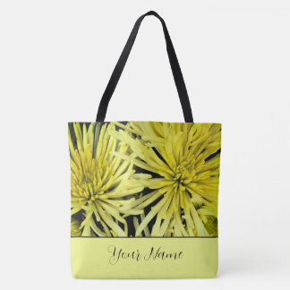 Bolso De Tela Personalizable Chrysanthemum Floral