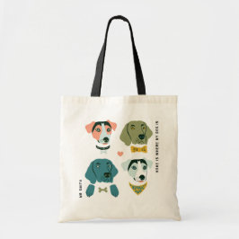 Bolso De Tela Personalizable Dapper Beagle y Larbador Dogs
