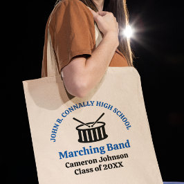 Bolso De Tela Personalizable de banda de marchas de la escuela s
