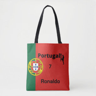 Bolso De Tela Personalizable de fútbol de Portugal