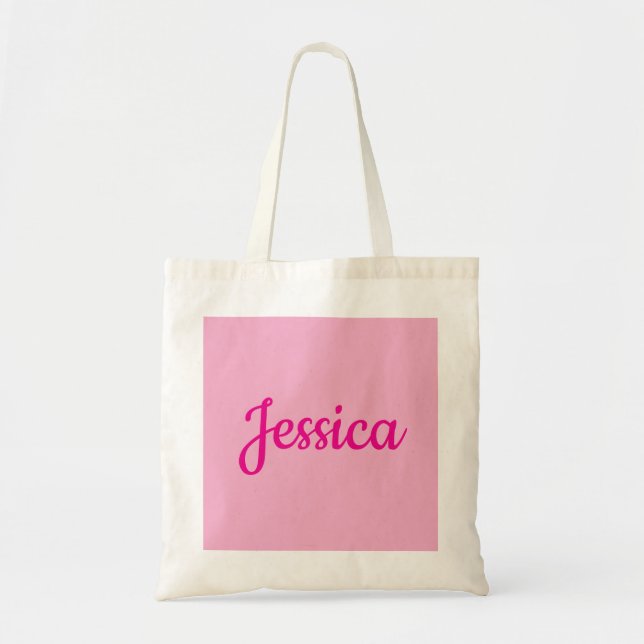 Bolso De Tela Personalizable de Guay Texto (Frente)
