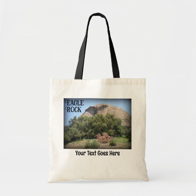 Bolso De Tela Personalizable de Monumento a Eagle Rock Californi (Frente)