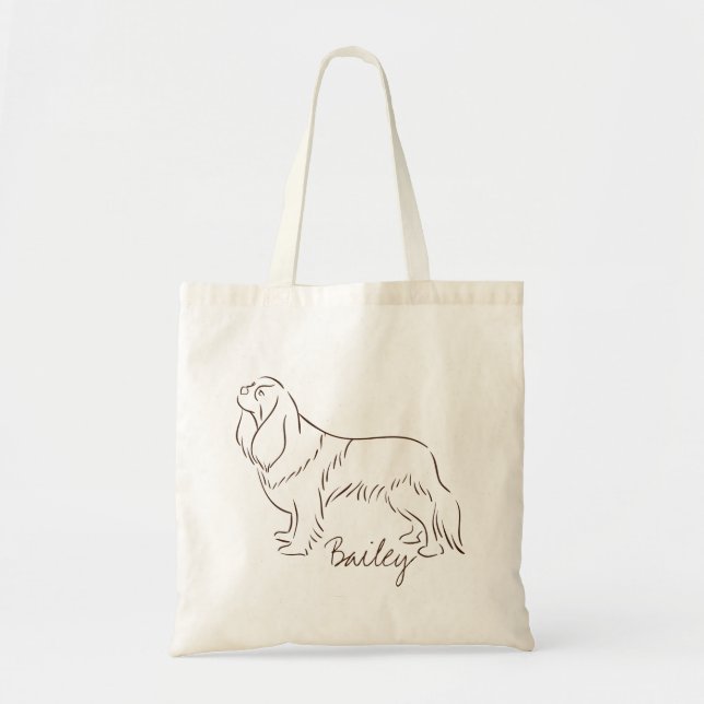 Bolso De Tela Personalizable elegante Caballero Rey Carlos Españ (Frente)