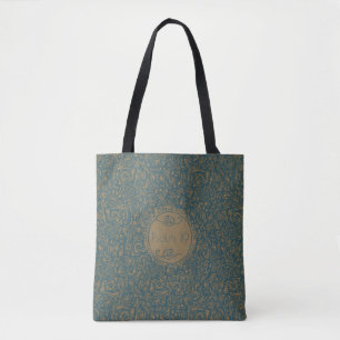 Bolso De Tela Personalizable Floral elegante Biblia Cargando