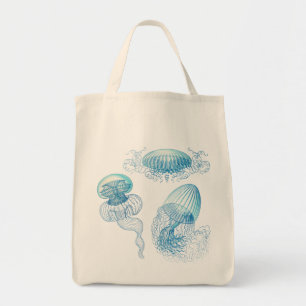 Bolso De Tela Personalizable Haeckel Jellyfish