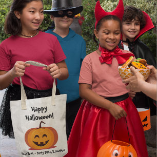 Bolso De Tela Personalizable Halloween Party Tote Bag