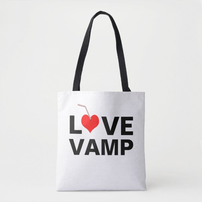 Bolso De Tela Personalizable Love Vamp (Anverso)