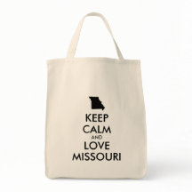 PERSONALIZABLE MANTENER CALMA Y AMAR A MISSOURI