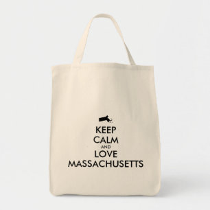 Bolso De Tela Personalizable MANTENER LA CALMA Y AMAR A LAS MASS