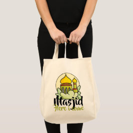Bolso De Tela Personalizable Masjid Aquí I Come