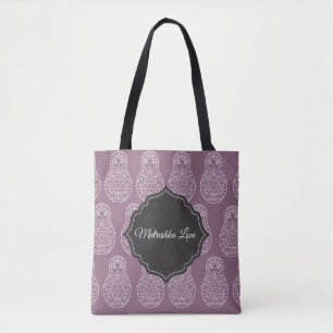 Bolso De Tela Personalizable Matreshka