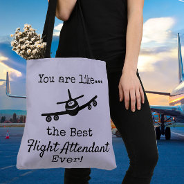 Bolso De Tela Personalizable Mejor Tote de Operador de Vuelo, Bo