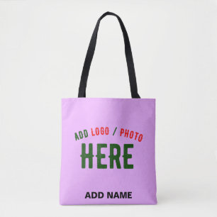 BOLSO DE TELA PERSONALIZABLE MODERNO ELEGANTE MAUVE VERIFICADO M