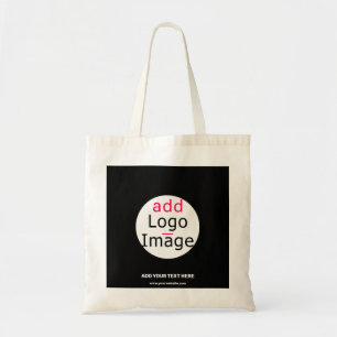 Bolso De Tela Personalizable profesional Marca comercial Negro