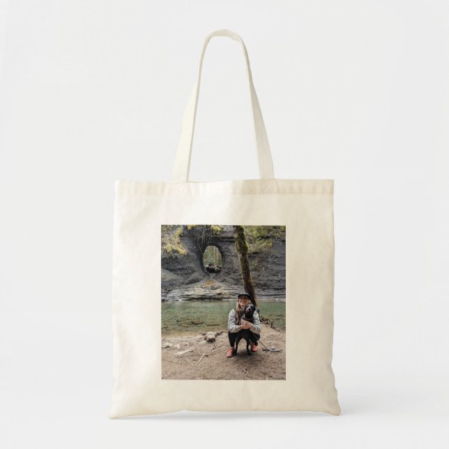 Bolso De Tela Personalizable Tote Bag Your Dog - ¡Tu Estilo! (Frente)