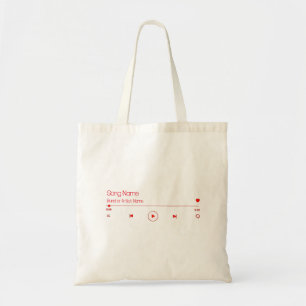 Bolso De Tela Personalizable tu música favorita