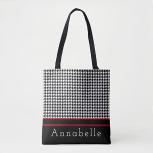 Bolso De Tela Personalización de la placa de gallo negra