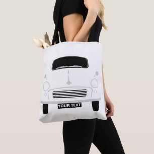 Bolso De Tela Personalización del arte pop Personalizado blanco