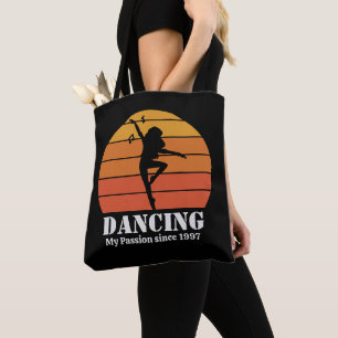 Bolso De Tela Personalización del atardecer de baile de afición 