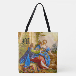 Bolso De Tela Personalización del Monograma de Romance Secreto G