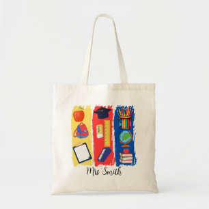 Bolso De Tela Personalización del pincel de color brillante del
