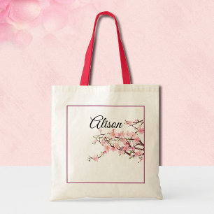Bolso De Tela Personalización del regalo de dama de honor cerezo