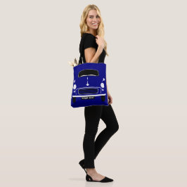 Bolso De Tela Personalización Personalizado Morris azul oscuro a