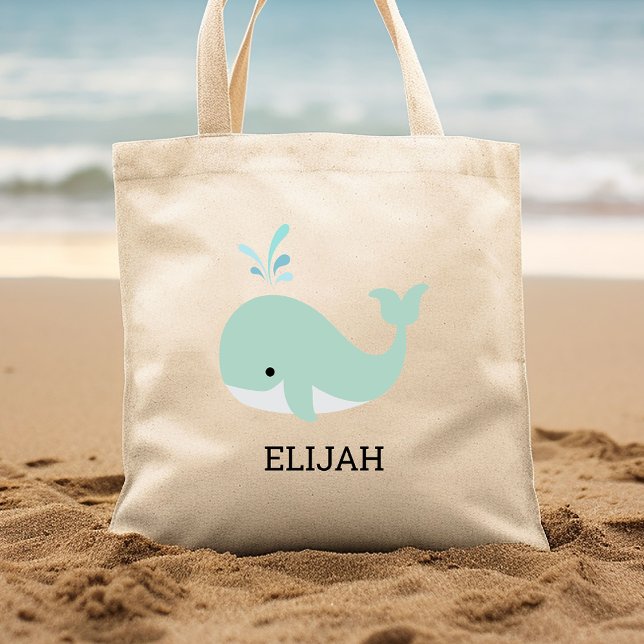 Bolso De Tela Personalizada la mente de los niños de ballenas ve (Subido por el creador)