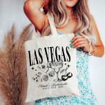 Bolso De Tela Personalizada la personalizado Bachelorette Party<br><div class="desc">Celebra tu inolvidable fiesta de soltera en Las Vegas con nuestras bolsas de té personalizadas Personalizados Bachelorette Party en Las Vegas. Estas modas y elegantes bolsas de tote están diseñadas para capturar la energía vibrante de una soltera de Vegas, convirtiéndolas en el accesorio perfecto para su celebración. Con diseños retro...</div>