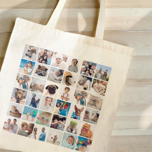 Bolso De Tela Personalizado 36 Fotos Familia moderna y Mascota (Subido por el creador)