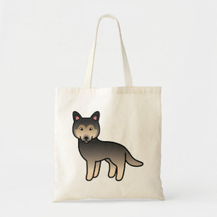 Bolso De Tela Personalizado Agouti Perro Husky Siberian