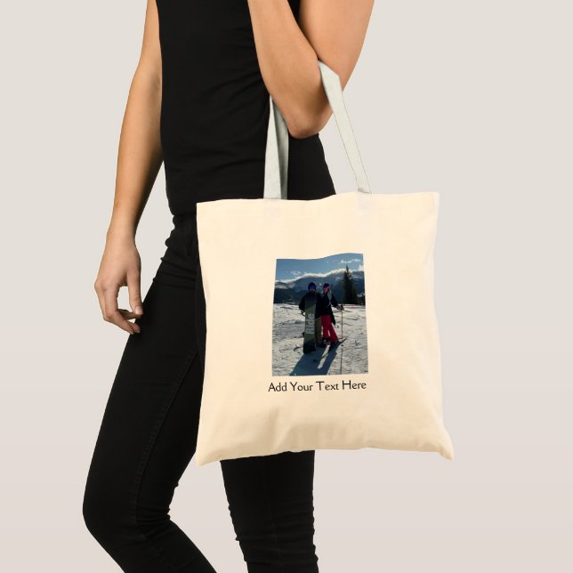 Bolso De Tela Personalizado Agrega tu propia foto (Anverso (producto))