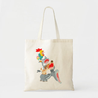 Bolso De Tela Personalizado amable de los músicos de Bremen Town