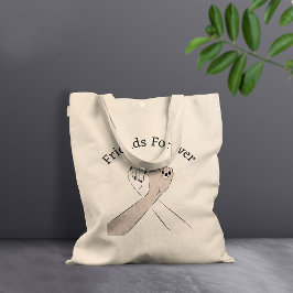 Bolso De Tela Personalizado Amigos Por Siempre Tote Bag