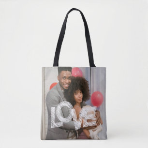 Bolso De Tela Personalizado AMOR Personalizado Dos Foto