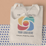 Bolso De Tela Personalizado Añadir su marca de empresa con logot<br><div class="desc">Sencillo,  marketing de moda para una empresa moderna que busca un regalo de cliente para clientes o empleados. Agregue el logotipo y el nombre de su personalizado corporativo.</div>