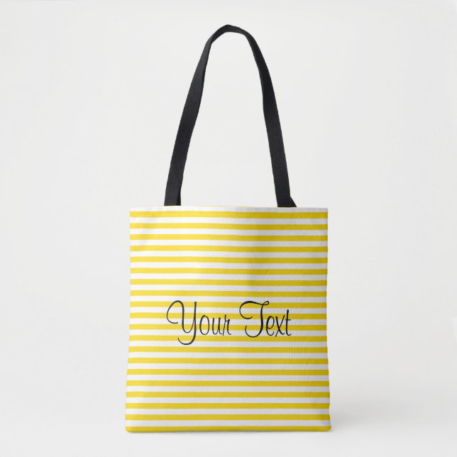 Bolso De Tela Personalizado Añadir tu nombre de texto Hombro bla (Anverso)