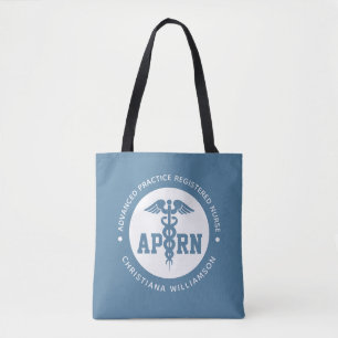 Bolso De Tela Personalizado APRN Enfermero registrado de práctic