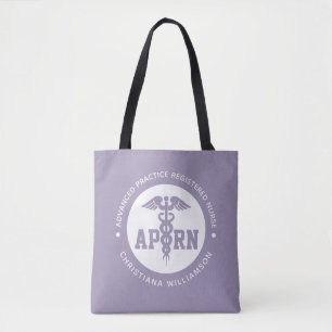 Bolso De Tela Personalizado APRN Enfermero registrado de práctic