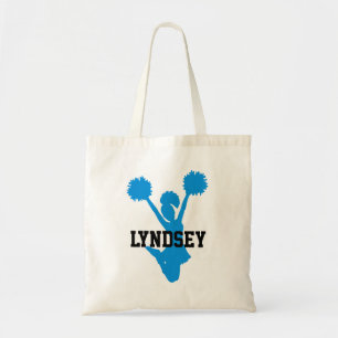Bolso De Tela Personalizado Aquamarine CheerLeader Tote Bag