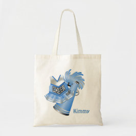 Bolso De Tela Personalizado azul animador Canvas Tote Bag