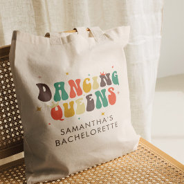 Bolso De Tela Personalizado Bachelorette Party Retro Dancing Que
