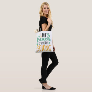 Bolso De Tela Personalizado Beach Tote Bag